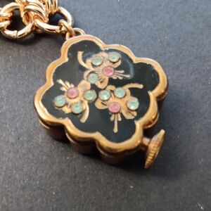 Antique Working Music Box Charm With Bracelet